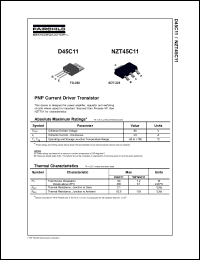 D45C11 Datasheet