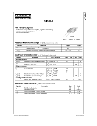 D45H2A Datasheet