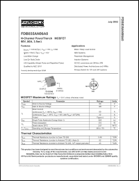 FDB035AN06A0 Datasheet