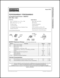 FDI038AN06A0 Datasheet