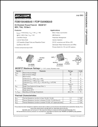 FDP10AN06A0 Datasheet