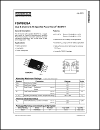 FDW9926A Datasheet