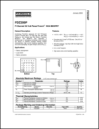 FDZ206P Datasheet