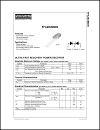 FFA20U40DN Datasheet