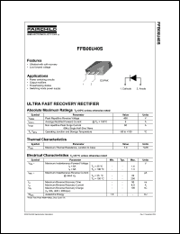 FFB06U40S Datasheet