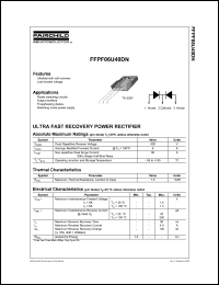 FFPF06U20DP Datasheet