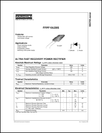 FFPF10U20S Datasheet