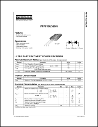 FFPF10U150S Datasheet