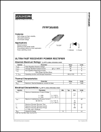 FFPF30U60DN Datasheet