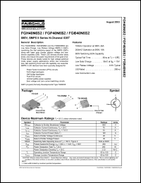 FGB40N6S2 Datasheet