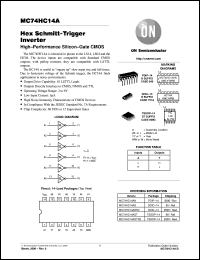 MC74HC14AFR2 Datasheet