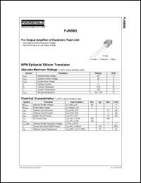 FJN965 Datasheet