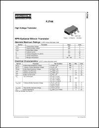 FJT44 Datasheet