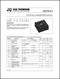 GS3T5-5.2 Datasheet