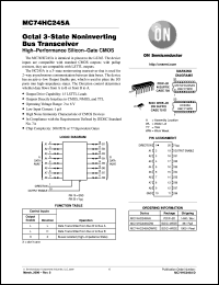 MC74HC245AFEL Datasheet