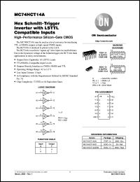MC74HCT14ADTR2 Datasheet