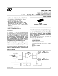 LIS2L02AS Datasheet
