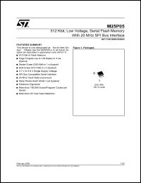 M25P05 Datasheet