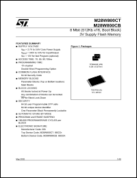 M28W800CB Datasheet