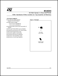 M34D64-W Datasheet