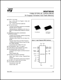 M50FW040 Datasheet