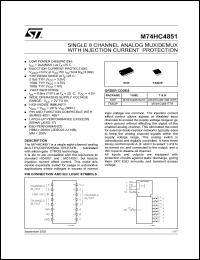 M74HC4851RM13TR Datasheet