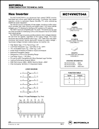 MC74VHCT04AML1 Datasheet