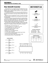 MC74VHCT14ADTR2 Datasheet