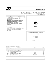 MMBT3904LT1 Datasheet