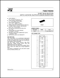 74AC16244DGGR Datasheet