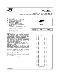 74AC16373TTR Datasheet