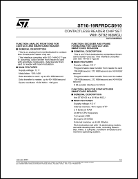 ST16RFRDCS010 Datasheet