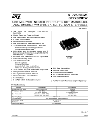 ST72589BW5 Datasheet