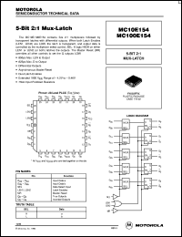 MC10E154FNR2 Datasheet