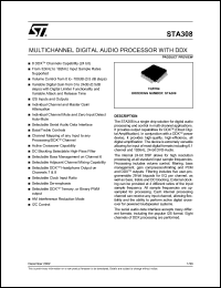 STA308 Datasheet