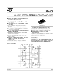 STA575 Datasheet