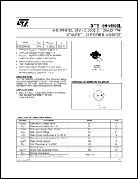 STB10NB50 Datasheet