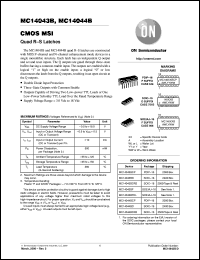 MC14043BDR2 Datasheet
