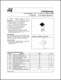 STB50NE08 Datasheet