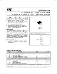STB90NF03L Datasheet
