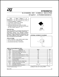 STB95NF03-1 Datasheet