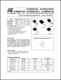 STB9NK60-1 Datasheet
