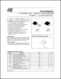 STD100NH02L Datasheet