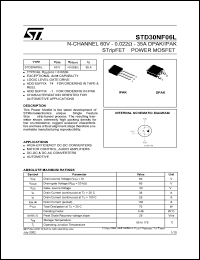 STD30NF03L Datasheet