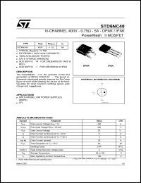 STD6NF10 Datasheet