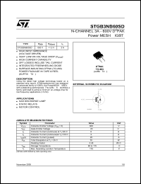 STGB3NB60SDT4 Datasheet