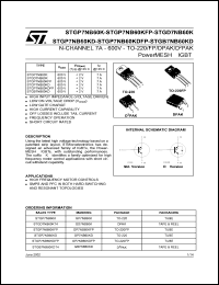 STGB7NB60HDT4 Datasheet