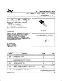 STGP10N60L Datasheet