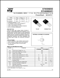 STH8NB90FI Datasheet