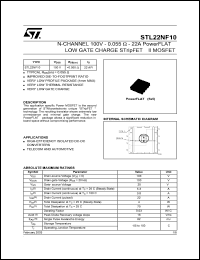 STL22NF10 Datasheet
